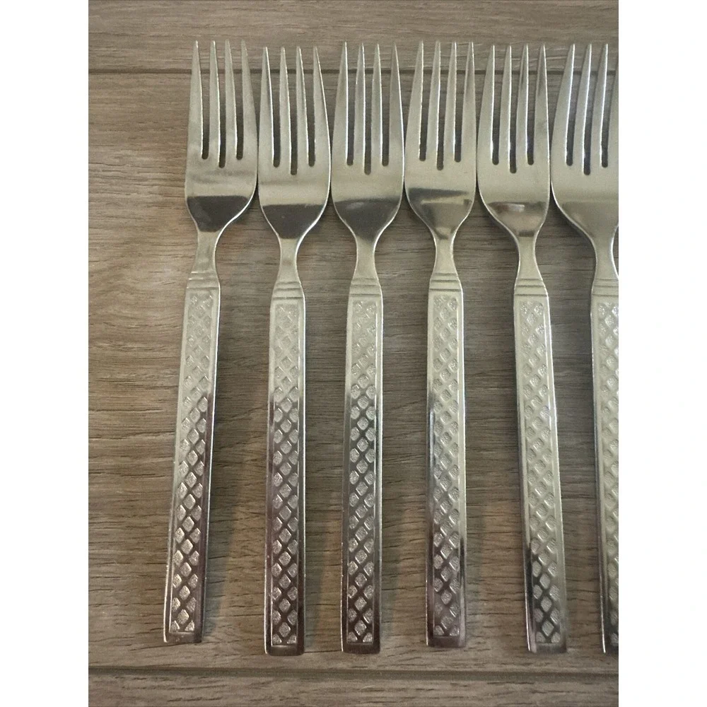 Lot of‎ 7 Oneida Ltd Majorca Stainless Forks 7 1/4 In Vintage